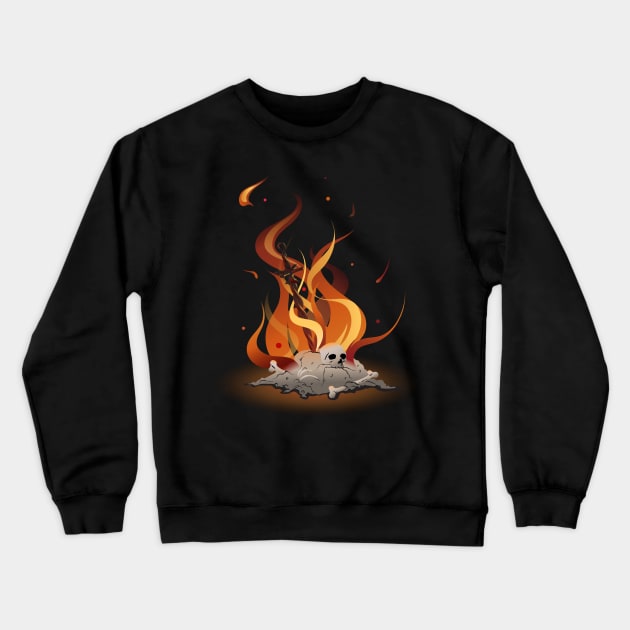 Bonfire Crewneck Sweatshirt by AnotheHero